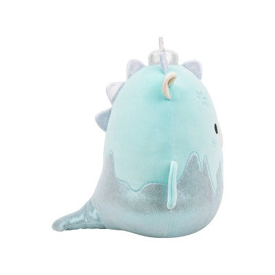 Squishmallows 12" Miles Teal Dragon Ornament with Frosted Bottom Medium Plush