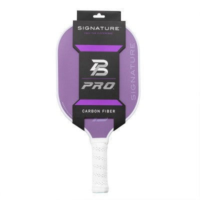 PBPRO Signature Carbon Fiber Pickleball Paddle - Lavender: Polypropylene Core, Traditional Frame