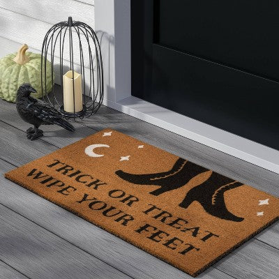 1'6"x2'6" Trick or Treat Coir Doormat - Hyde and EEK! Boutique (LOCAL PICKUP ONLY)