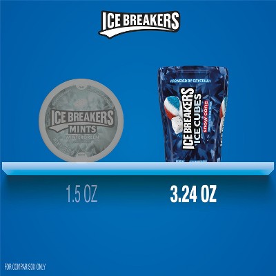 Ice Breakers Ice Cubes Snow Cone Flavored Sugar Free Chewing Gum - 3.24oz