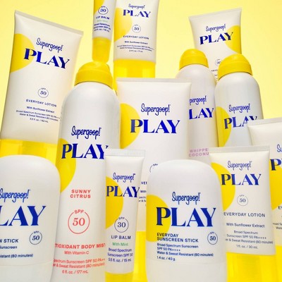 Supergoop! PLAY Antioxidant Body Sunscreen Mist with Vitamin C - SPF 30 - Sunny Citrus - 6 fl oz
