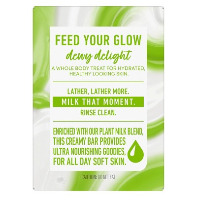 Dove Beauty Plant Milk Cleansing Bar Soap - Almond Milk & Green Apple - 5oz