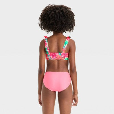 Girls' Shady Days Bikini Skirt Set - Cat & Jack M