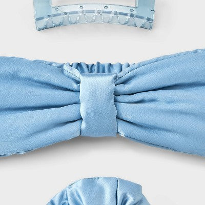 Spa Hair Set 3pk - A New Day Blue