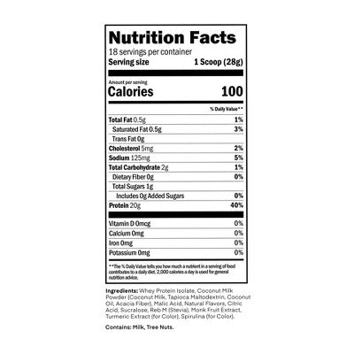 Oath Nutrition Clear Protein Powder - Kiwi Strawberry - 18 Servings: Whey Isolate, 20g Protein