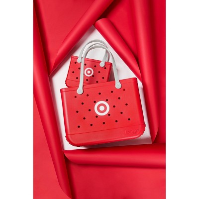 ***MISSING ATTACHED  POUCH Bogg Bag Bitty Bullseye Tote Bag - Red
