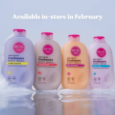eos Shea Better Cashmere Body Wash - Pink Champagne - 16 fl oz