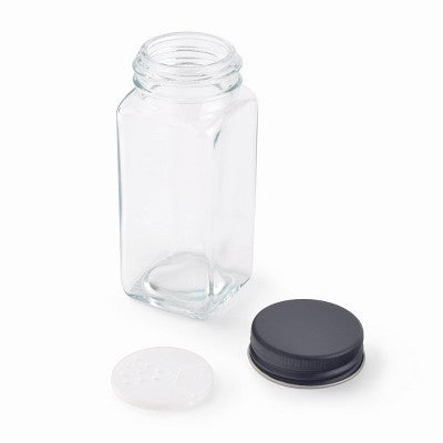 4pk Spice Jars Black - Bullseye's Playground
