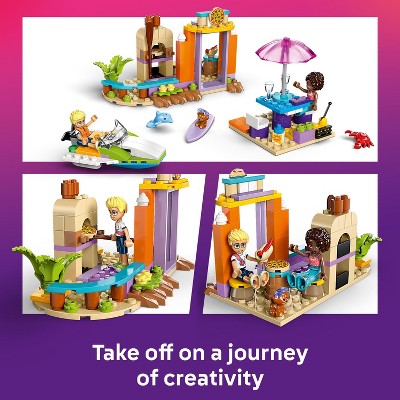 LEGO Friends Creative Beach and Travel Suitcase Pretend Play Building Set 42672