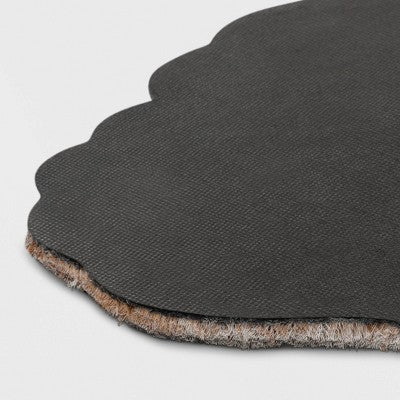 18"x30" Shells Coir Doormat Natural/White - Sun Squad (LOCAL PICKUP ONLY)