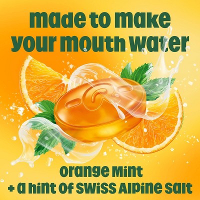 Ricola Sugar Free Orange Mint Mouthwatering Drops to Quench Dry Mouth - 40ct