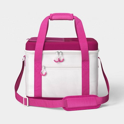 24 Cans/20.7 qt Soft Sided Cooler Pink - Sun Squad