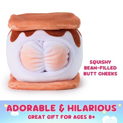 Cheeky Chonks 4.5" Toasty Buns Reversible Plush