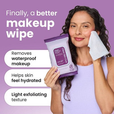 Clean Skin Club Makeup Facial Cleansing Wipes Healthy Aging - 25ct