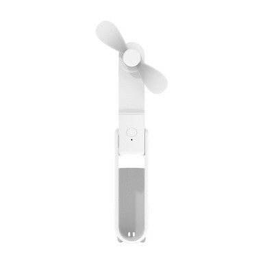GEMS Handheld Power Bank Fan - White