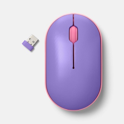 Bluetooth Mouse - heyday Purple: USB-A Connection, Wireless Technology