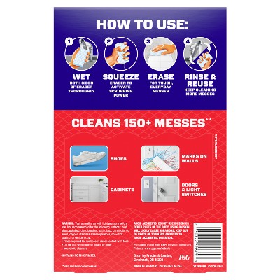 Mr. Clean Unscented Magic Eraser Whole Home Extra Durable Multi-Purpose Cleaner - 5ct