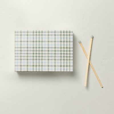 Gingham Plaid Printed Boxed Matches 75ct - Hearth & Hand with Magnolia