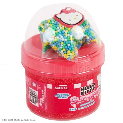 Hello Kitty Slimygloop Scented Slime Dome Jar - Red: Sensory Development Toy, 8 oz