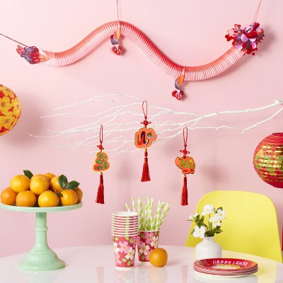 40" Lunar New Year Dragon Accordion Wall Garland