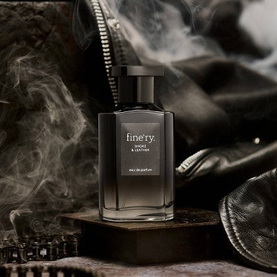 fine'ry. Men's Eau De Cologne - Smoke & Leather - 2 fl oz