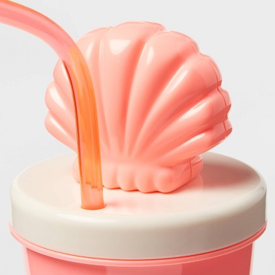 17 fl oz Tumbler with Figural Shell Lid Pink - Sun Squad