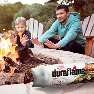 Duraflame 2.5lb Indoor Outdoor Fireplace Fire Pit Firelog 1.5 Hr Burn Time, 6 Pk (LOCAL PICKUP ONLY)