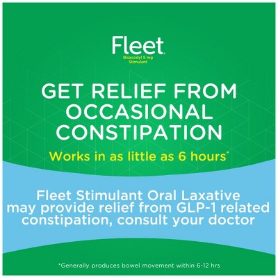 Fleet Stimulant Oral Laxative Tablets for Constipation Relief - 25ct