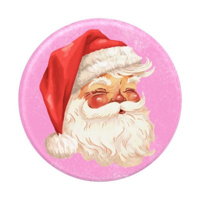 PopSockets PopGrip Cell Phone Grip and Stand - Santa Pink