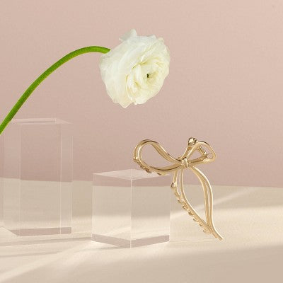 The Hair Edit Gilded Bow Clip