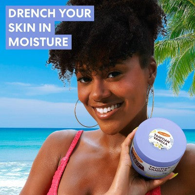 Palmer's Moisture Drenching Solid Hand and Body Lotion - Tahitian Vanilla - 7.25oz: Whole Body, Jar, Normal to Very Dry Skin