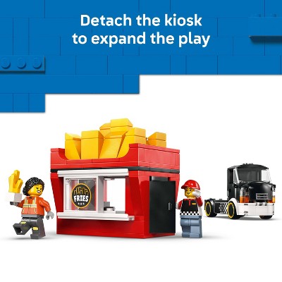 LEGO City Fries Food Truck Toy Building Set, Easter Basket Gift for Kids, 60488