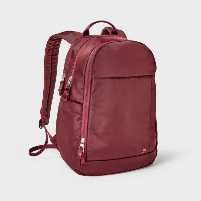 21L Lifestyle Backpack - All In Motion Maroon: Fits 15'' Laptop, Water Repellent