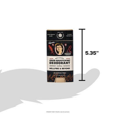 DR. SQUATCH Men's Natural Deodorant - Hellfire & Beyond - 2.65oz