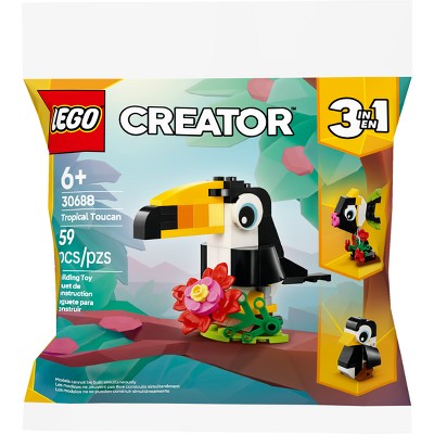 LEGO Creator 3 in 1 Tropical Toucan Building Set 30688