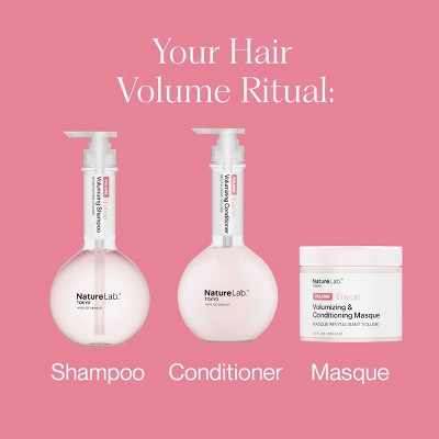 NATURELAB. TOKYO Fuwari Thickening and Conditioning Hair Masque: Deep Hydration, Hair Treatment, Cream Form, All Hair Types