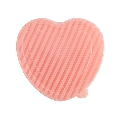 Cook with Color Heart Shaped with Stripe Print Semi Durable Food Storage Container