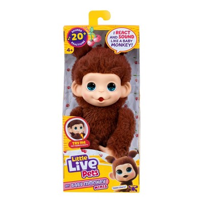 Little Live Pets My Baby Monkey Minis - Chikki Cherry