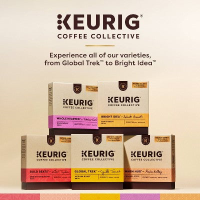 Keurig Coffee Collective Global Trek Medium Roast K-Cup Coffee Pods - 8ct: Arabica Beans, Chocolate, Berry Flavors (LOCAL PICKUP ONLY)
