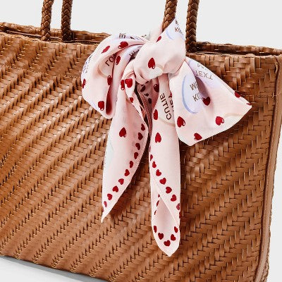 Candy Heart Print Scarf - A New Day Pink