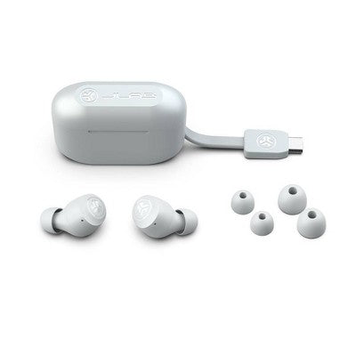 JLab Go Air Pop True Wireless Bluetooth Earbuds - Cloud White