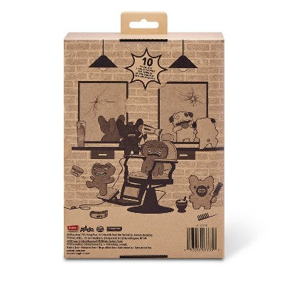 Fuggler 9" Hairy Fuggs Old Tooth Moustache Gray Stuffed Animal