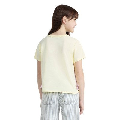 Levi's Girls' Short Sleeve Daisy Side-Tie T-Shirt - XS