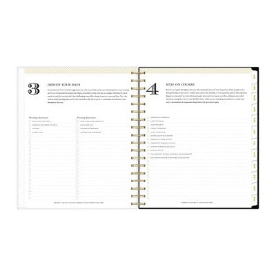 Day Designer 2025 Daily/Monthly Planner 10.16"x9.49" Wirebound Rose Garden: Adult Stationery, Tabs, 8x10, January-December