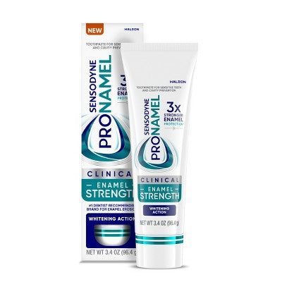 Sensodyne Pronamel Fluoride Clinical Enamel Strengthening & Whitening Action Toothpaste - 3.4oz