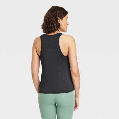 Women's Seamless Tank Top - All In Motion Black S