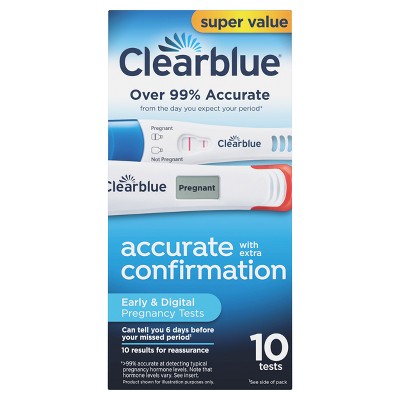 Clearblue Combo Pregnancy Tests - 10ct