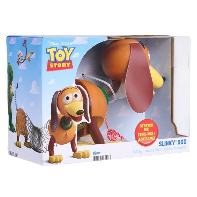 Disney Pixar Toy Story Slinky Dog Pull-Along Toy, 7" Stretchable Spring Dog