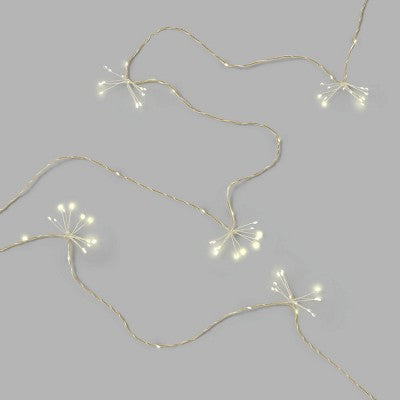LED Starburst Outdoor Fairy String Lights White - Threshold