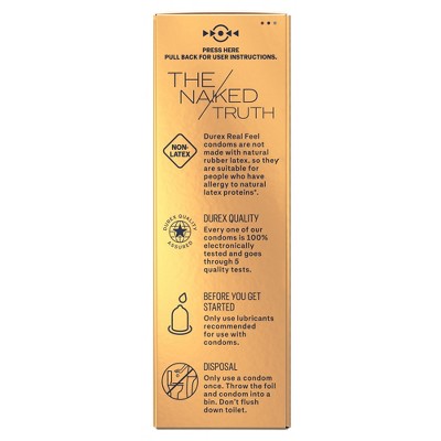 Durex Real Feel Condoms - 24ct